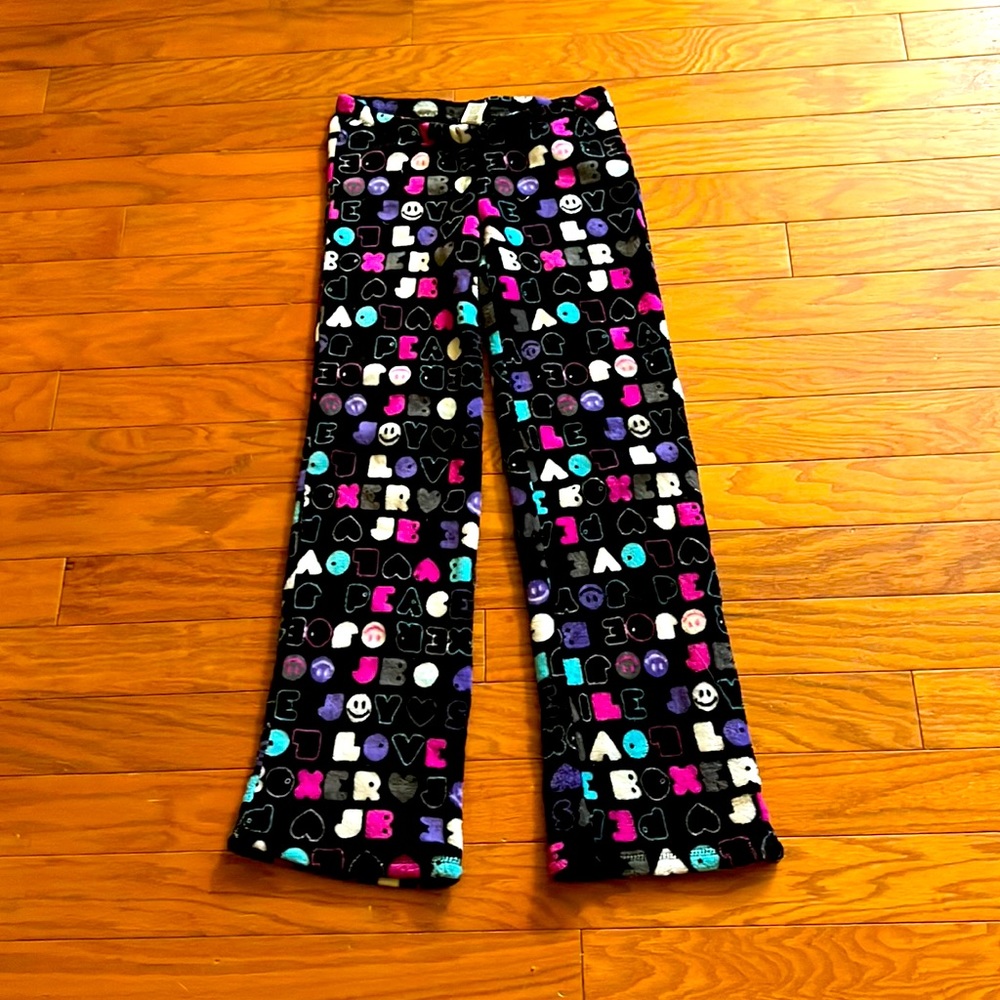 Pajamas that are colorful and they are for girls.